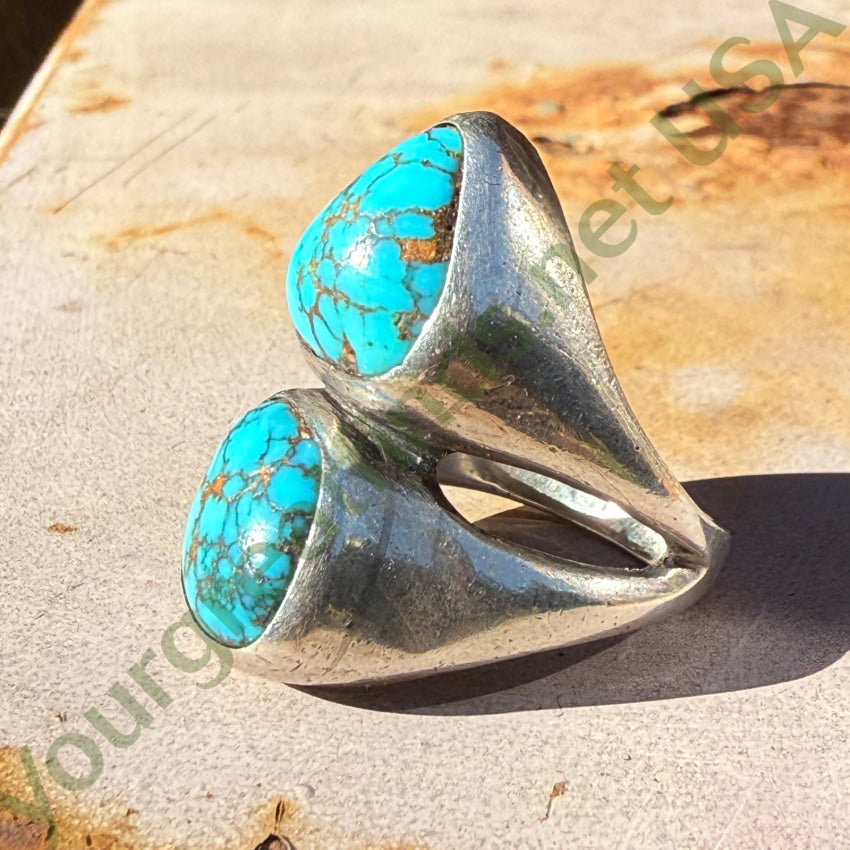 Red Mountain Turquoise Ring Sterling Silver Size 9 1/4 ring