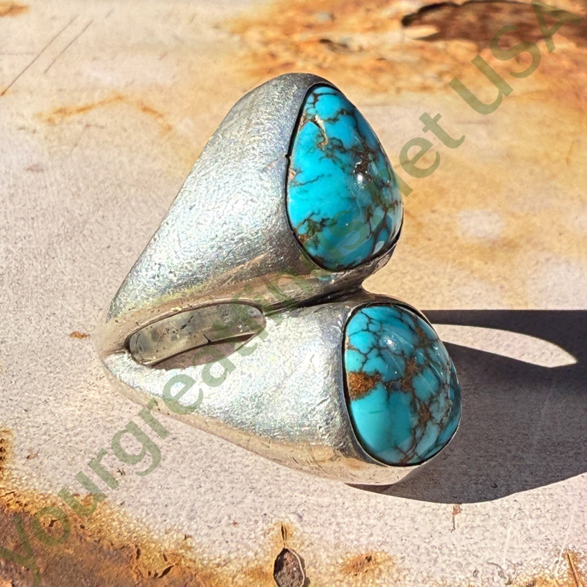 Red Mountain Turquoise Ring Sterling Silver Size 9 1/4 ring