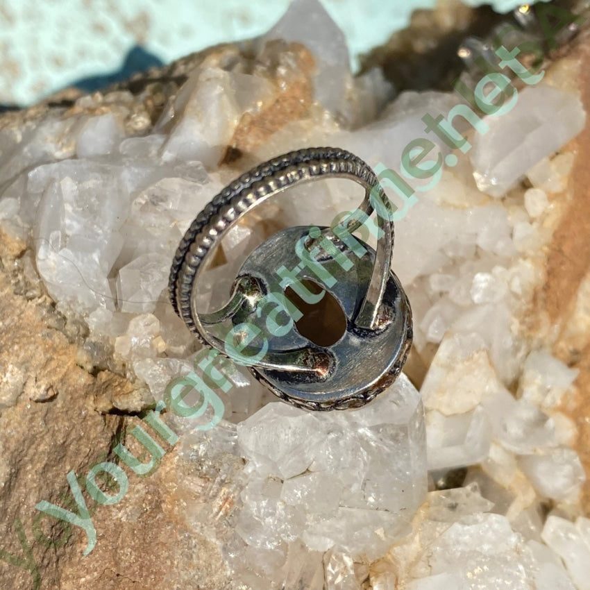 Root Beer Citrine Ring in Sterling Silver Size 7.5 Yourgreatfinds