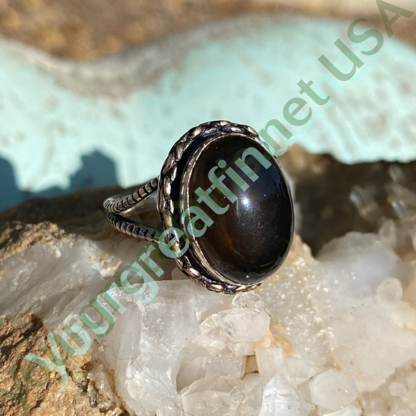 Root Beer Citrine Ring in Sterling Silver Size 7.5 Yourgreatfinds