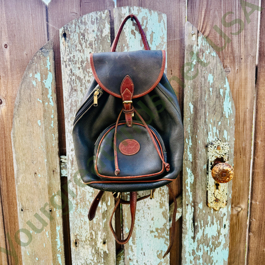 Roots of Canada Heavy Leather Backpack backpack