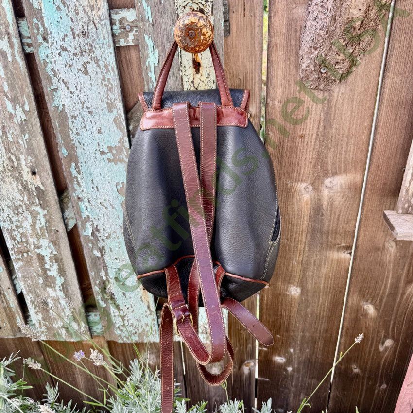 Roots of Canada Heavy Leather Backpack backpack