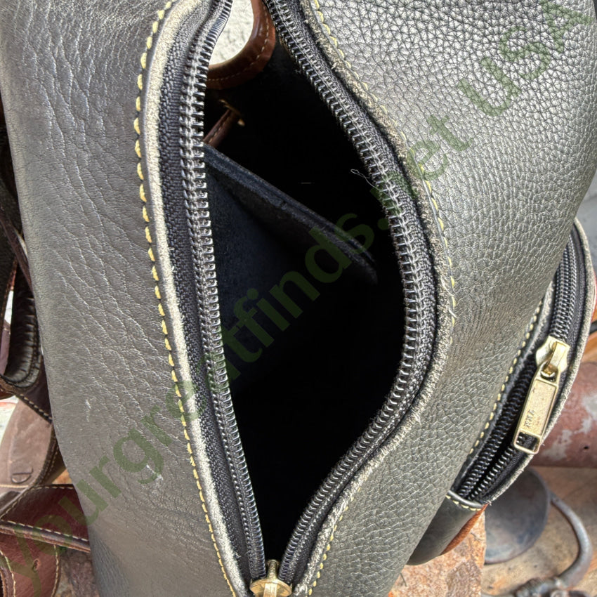 Roots of Canada Heavy Leather Backpack backpack