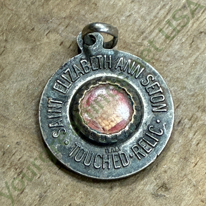 Saint Elizabeth Ann Seton Touch Relic Pendant pendant