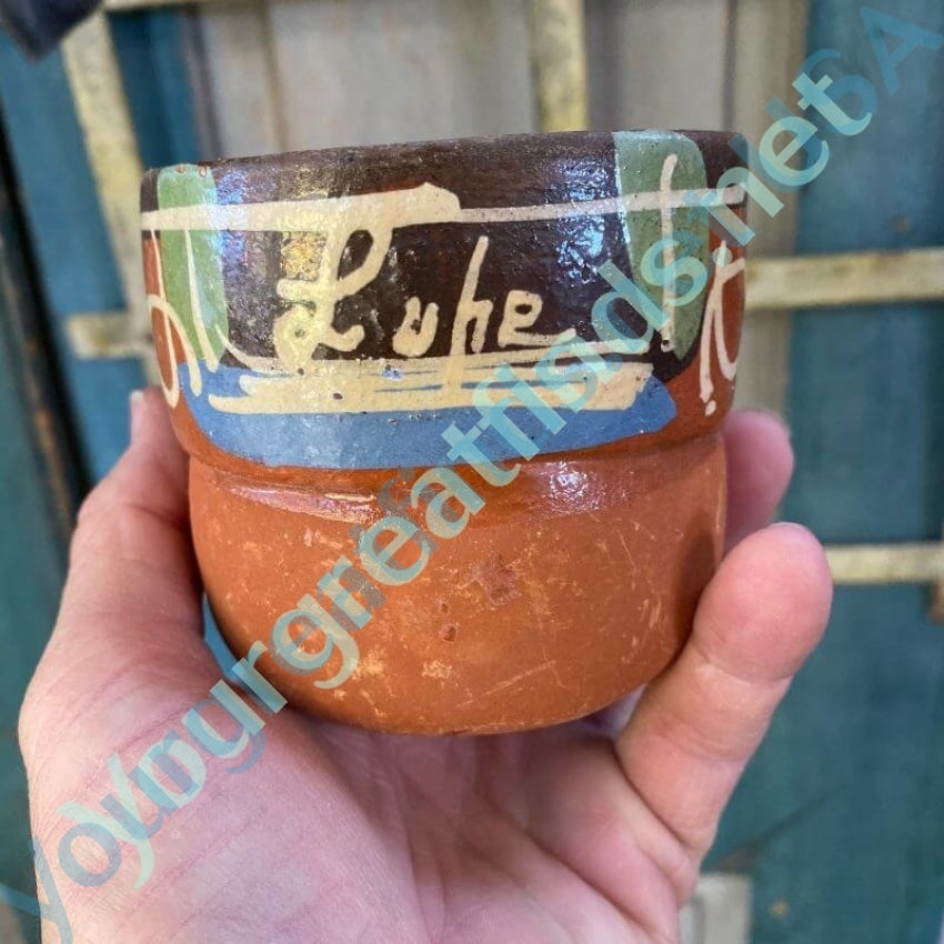 Set of Three Red Clay Pottery Mugs From Mexico Yourgreatfinds