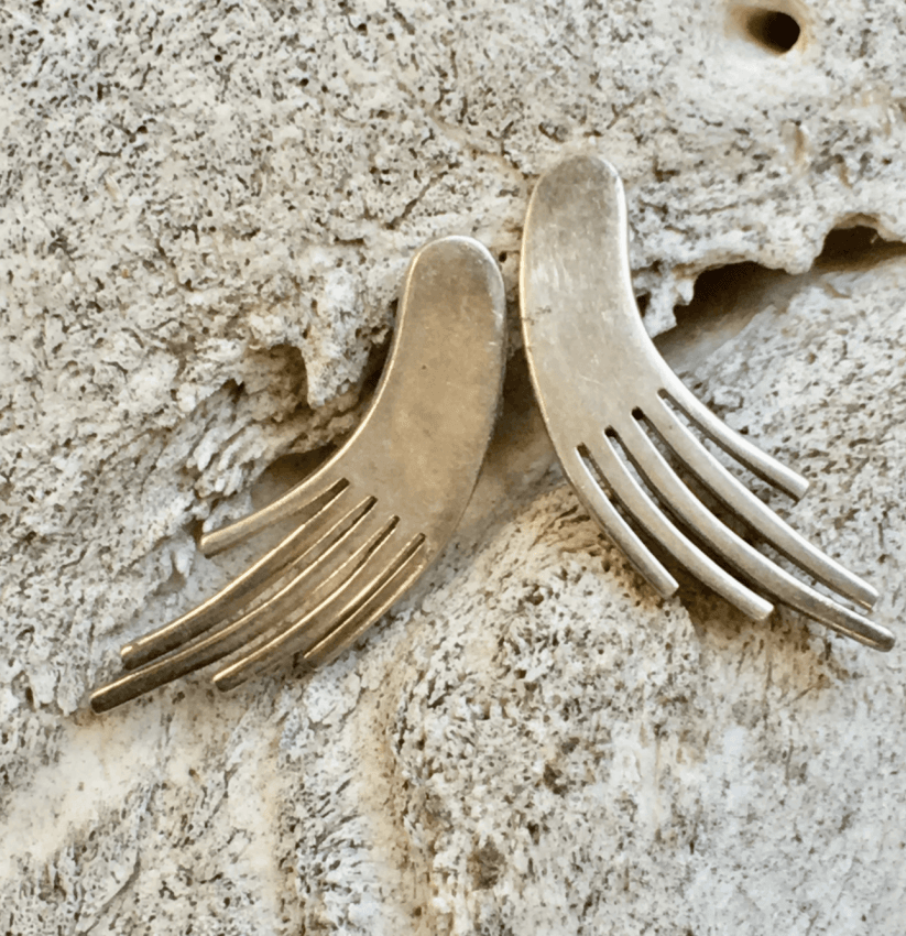 Sigi Tasco Mexico Sterling Silver Earrings Pierce Post Taxco Yourgreatfinds