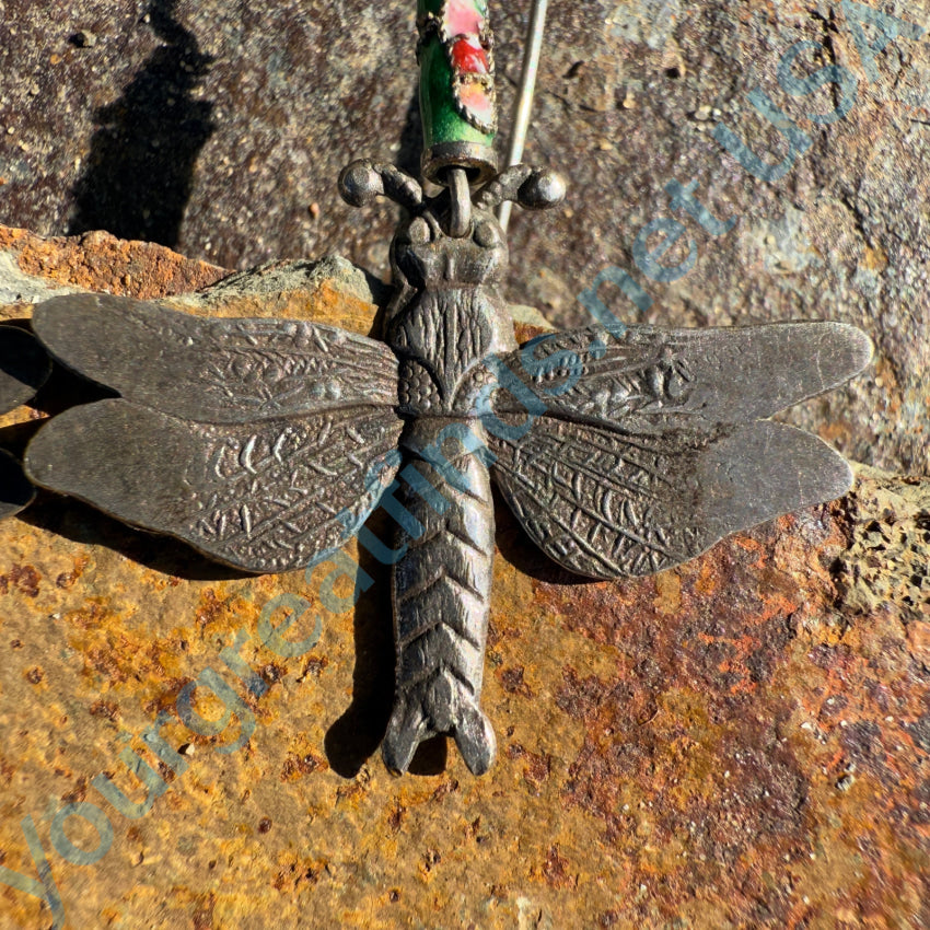 Silver Dragonfly Pierced Earrings Earrings