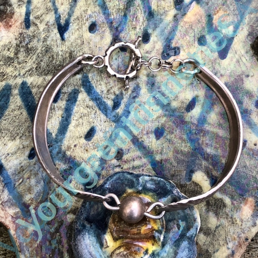 Silver Spoon Bracelet with Bead Accent Yourgreatfinds