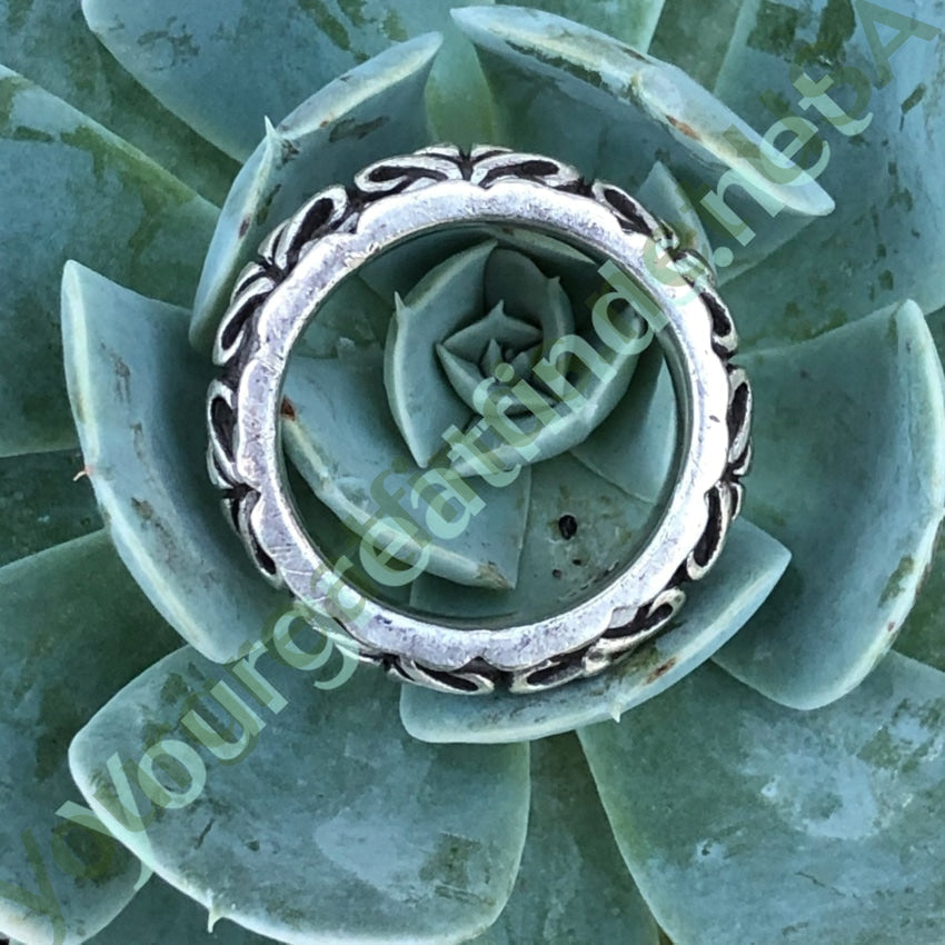 Size 12.5 Sterling Silver Spinner Ring Yourgreatfinds