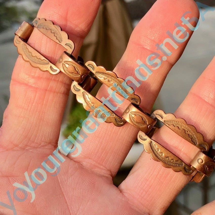 Solid Copper Indian Bracelet Trading Post Yourgreatfinds