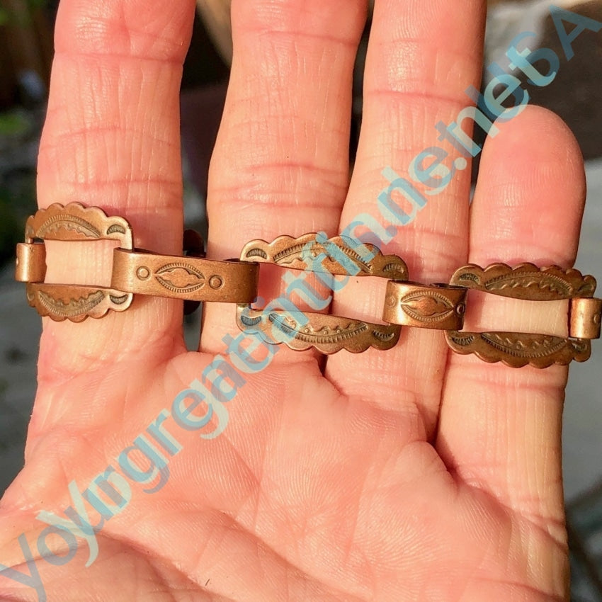 Solid Copper Indian Bracelet Trading Post Yourgreatfinds