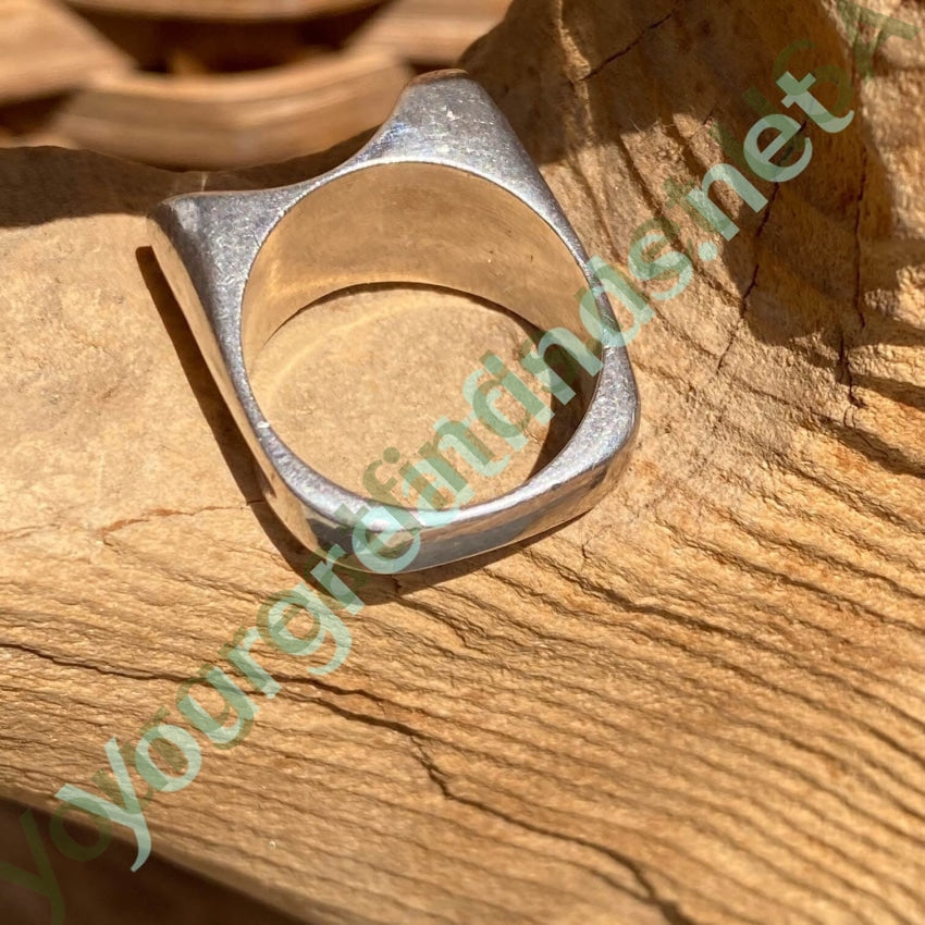 Solid Sterling Silver Abstract Ring in Size 10 Yourgreatfinds
