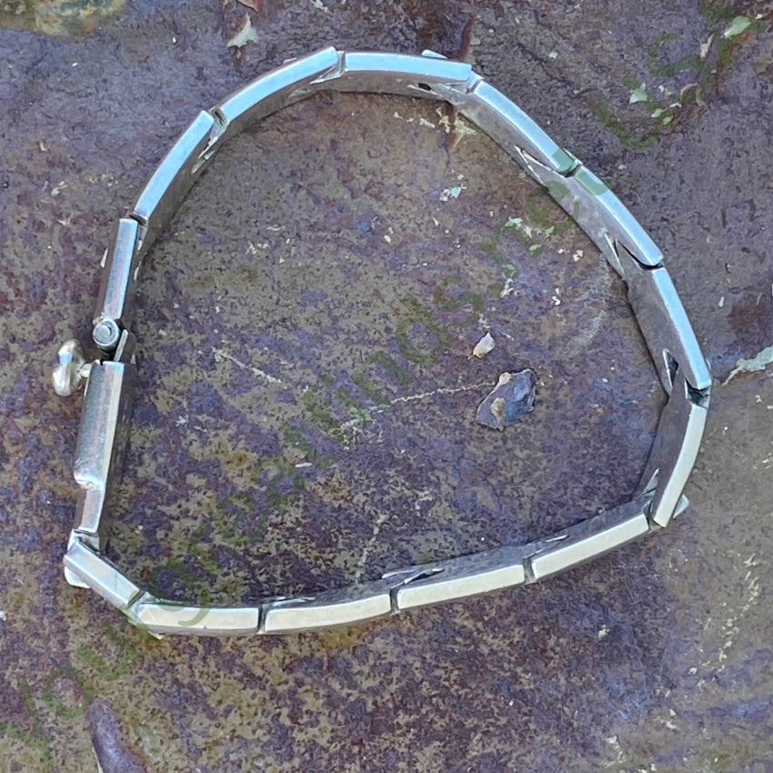 Solid Sterling Silver Arrow Link Bracelet