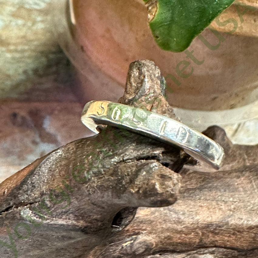 Solid Sterling Silver Band Ring Size 5.5