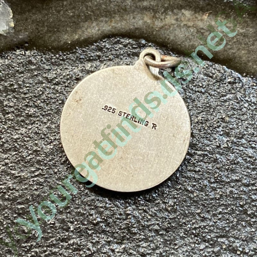 Solid Sterling Silver St. Christopher Metal Pendant Yourgreatfinds