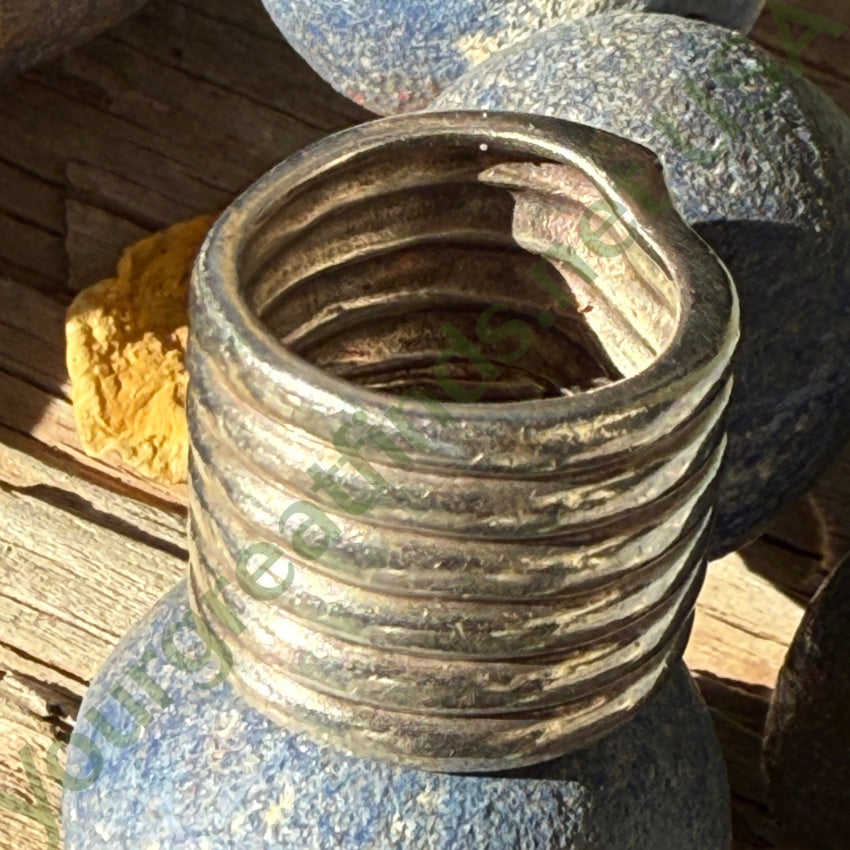 Solid Sterling Silver Wide Band Ring Size 9 ring