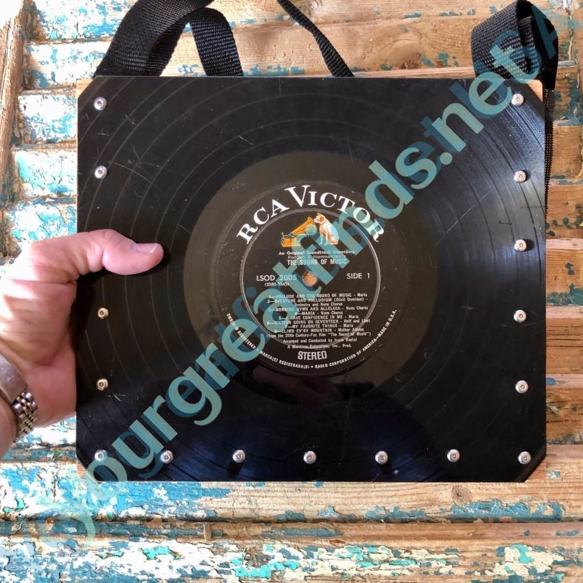 Sound Of Music Vinyl Record Handbag Purse Vintage Yourgreatfinds