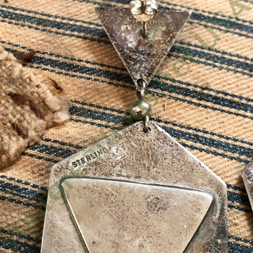 Southwestern Rain Cloud Pierced Earrings