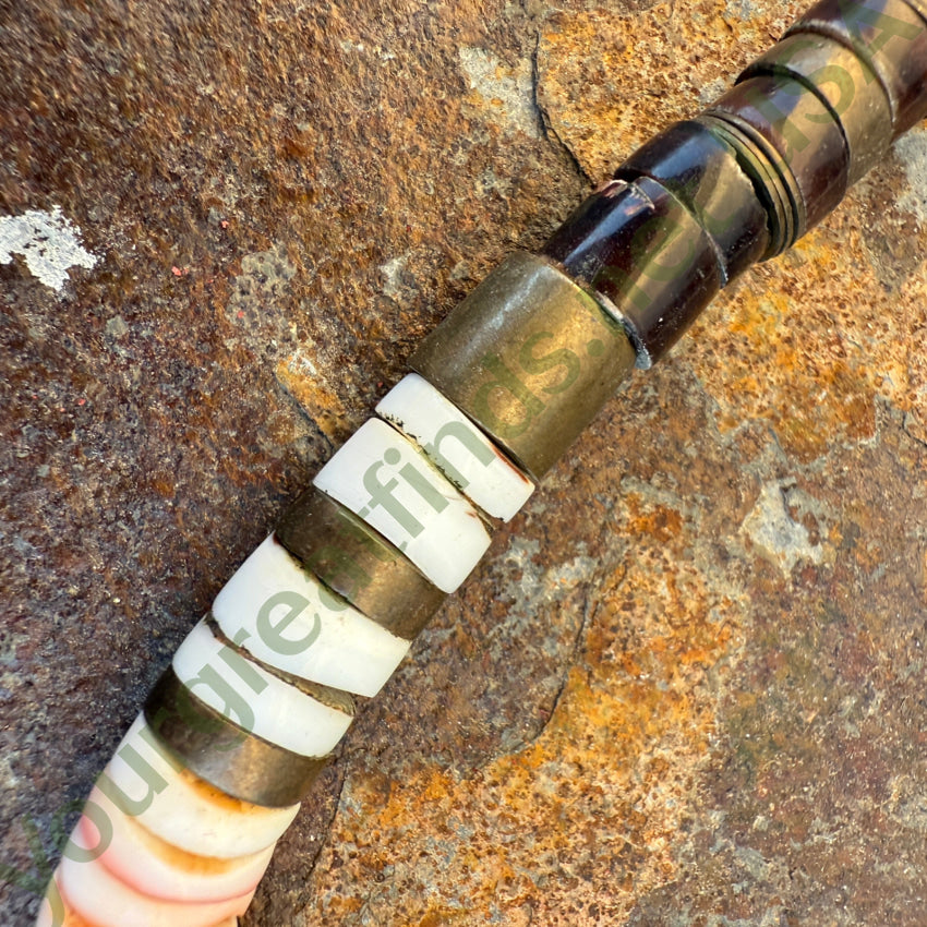 Southwestern White & Brown Heishi Necklace necklace