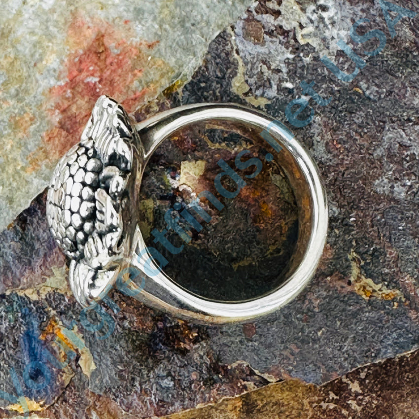 Sterling Silver 3-D Sunflower Ring 9.5 Ring