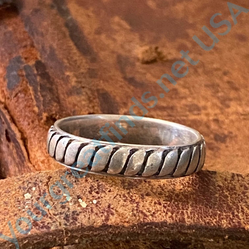 Sterling Silver Band Ring 7