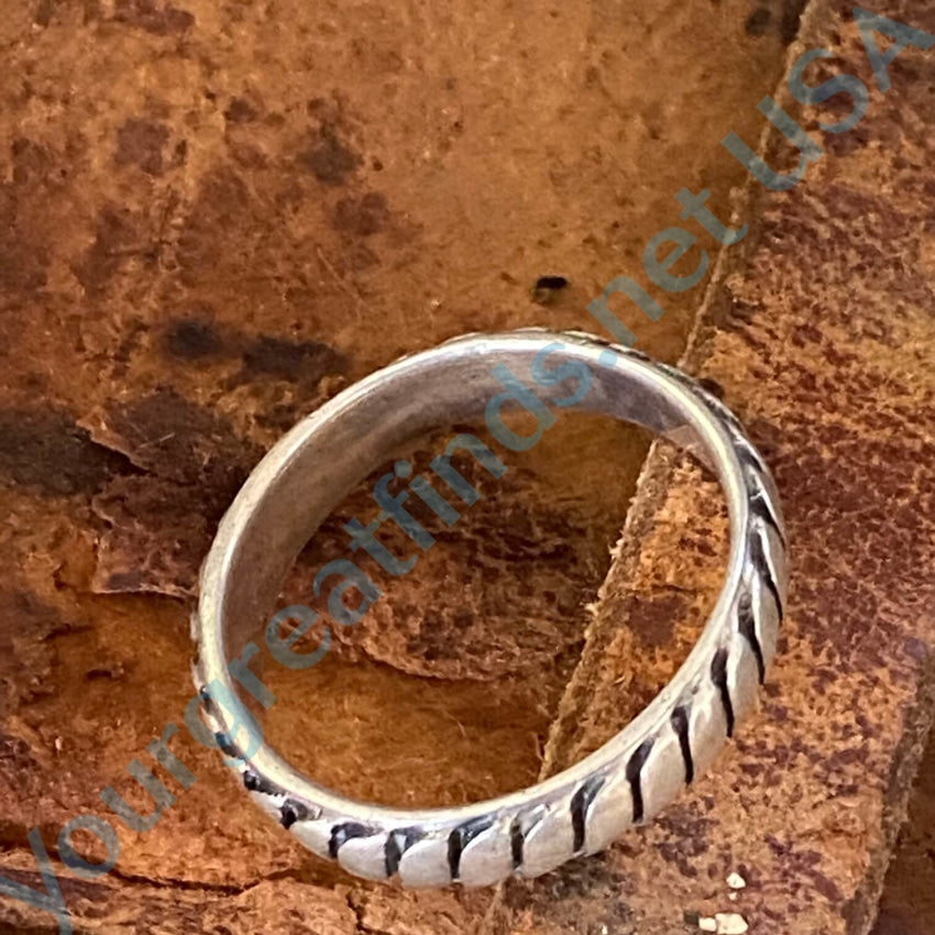 Sterling Silver Band Ring 7