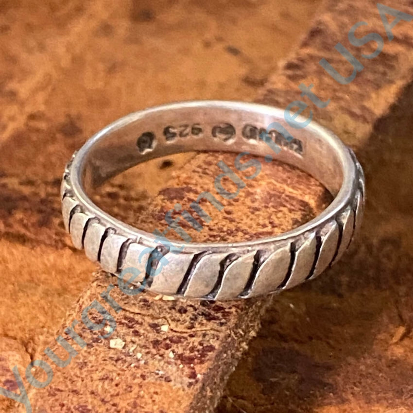 Sterling Silver Band Ring 7