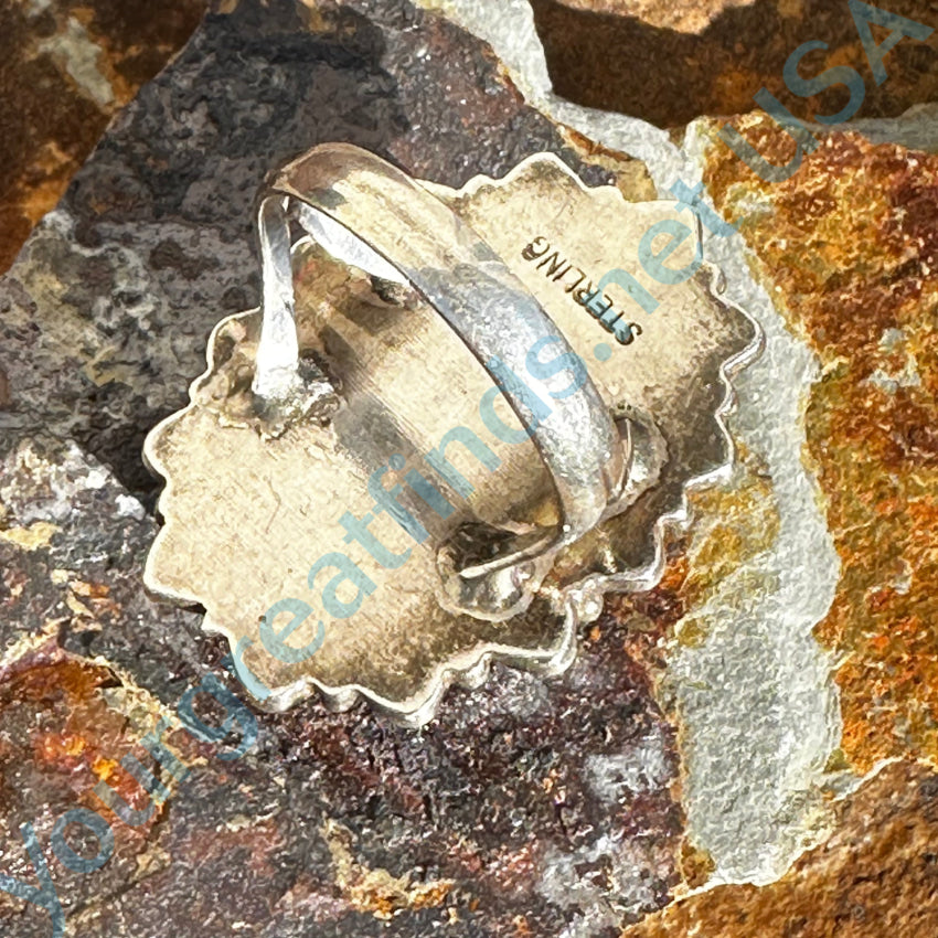 Sterling Silver Blue Labradorite Ring Size 7 Ring