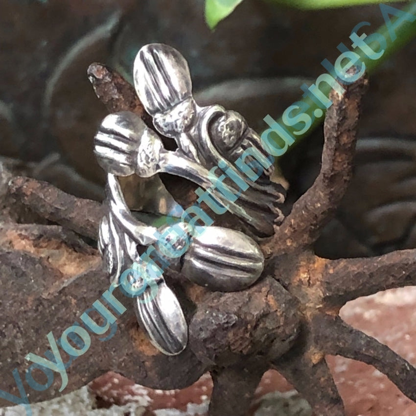 Sterling Silver Bypass Ring Taxco Mexico Yourgreatfinds