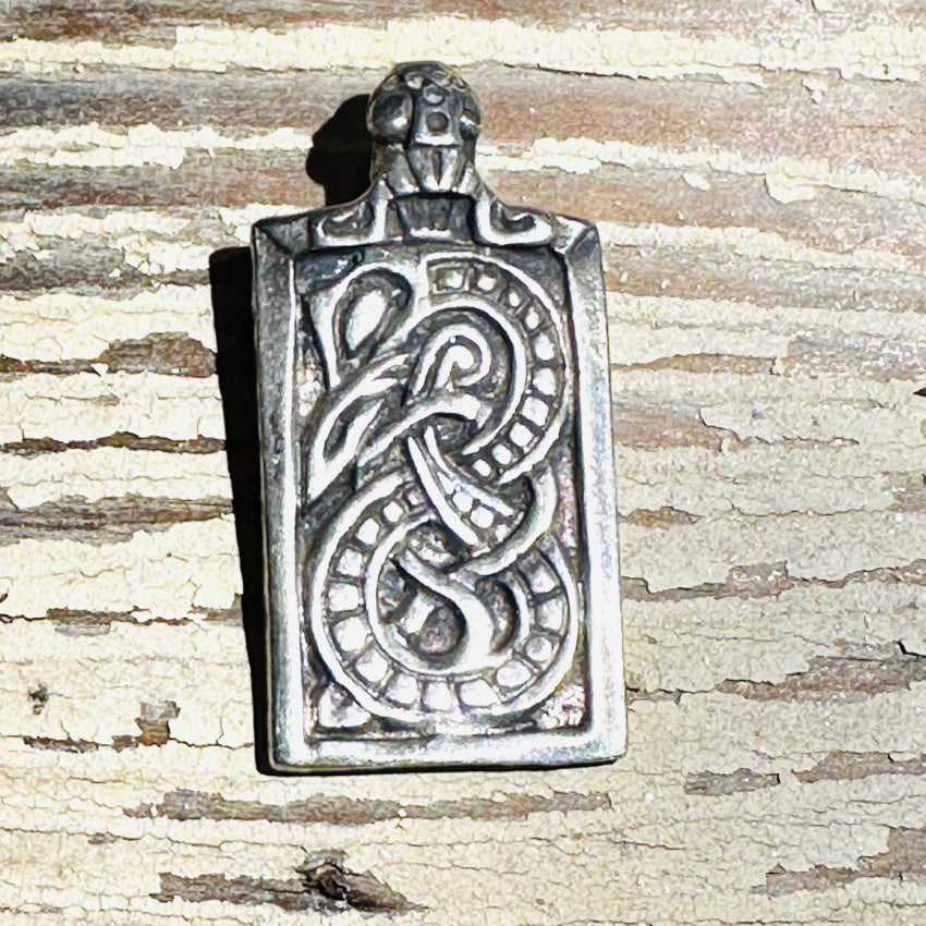 Sterling Silver Celtic Style Pendant Vintage