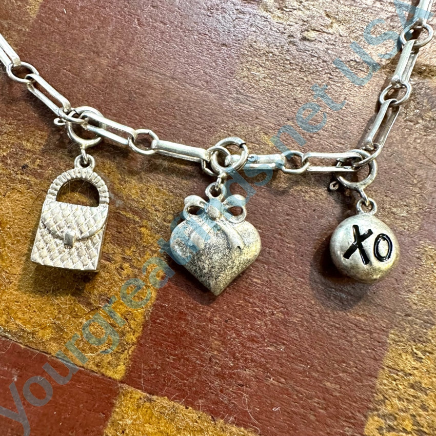 Sterling Silver Charm Necklace