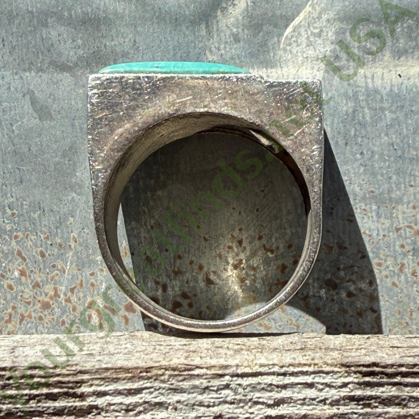 Sterling Silver Charoite & Turquoise Ring Size 7 ring