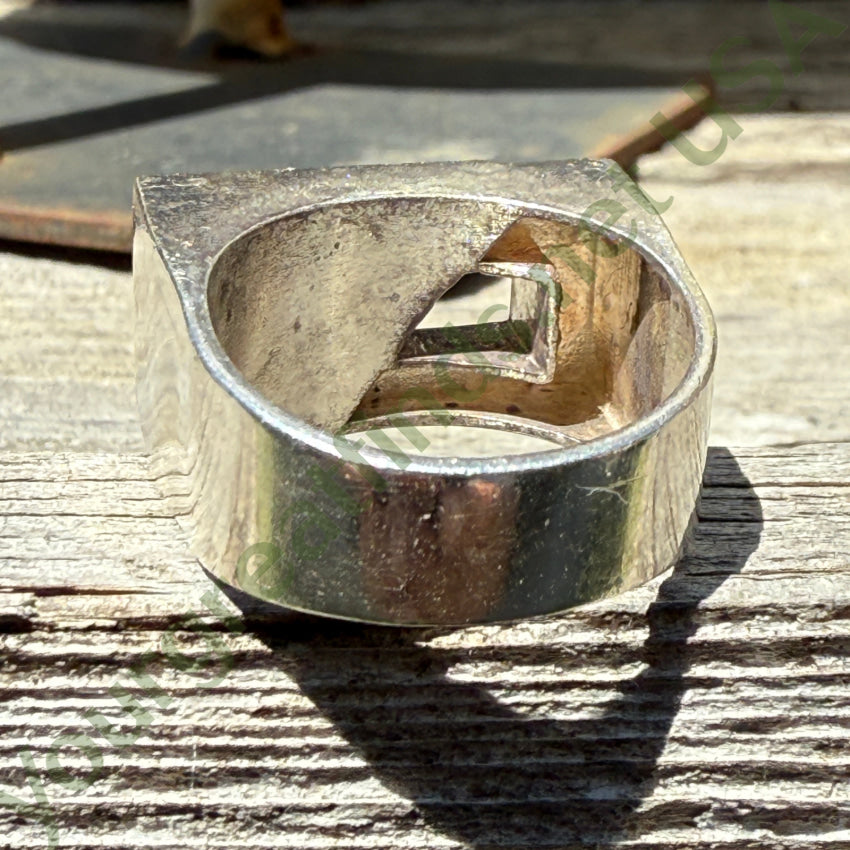 Sterling Silver Charoite & Turquoise Ring Size 7 ring