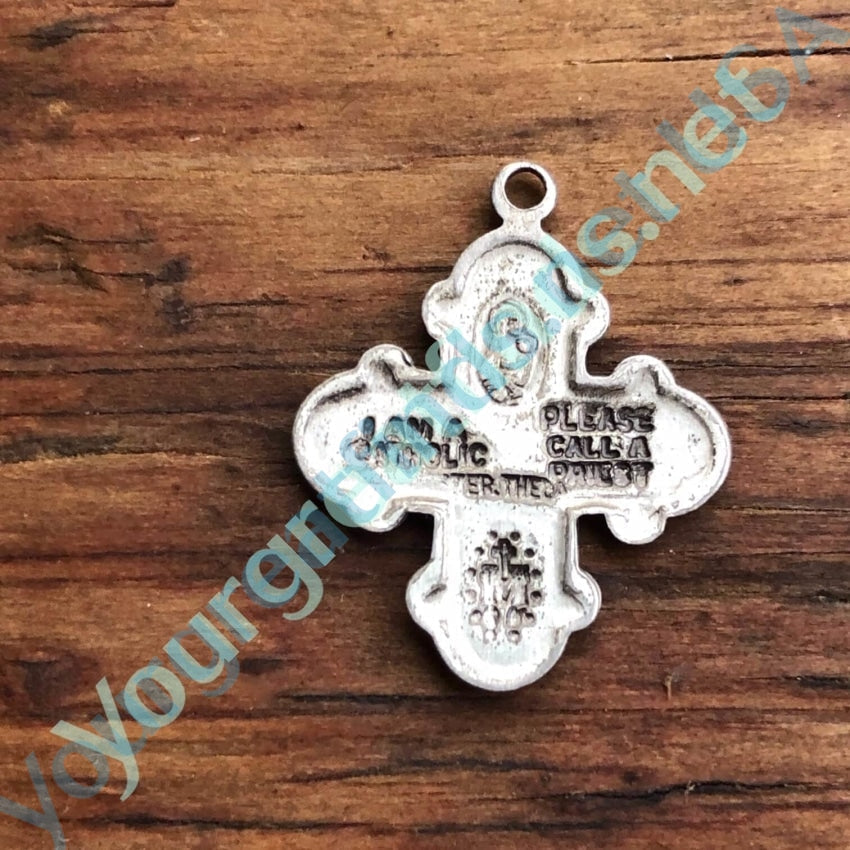 Sterling Silver Devotional Four Way Cross Yourgreatfinds