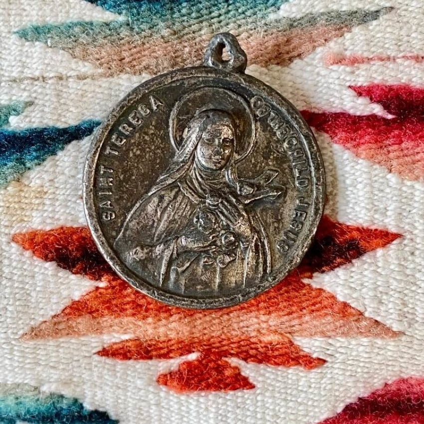 Sterling Silver Devotional Metal Pendant Saint Teresa Yourgreatfinds