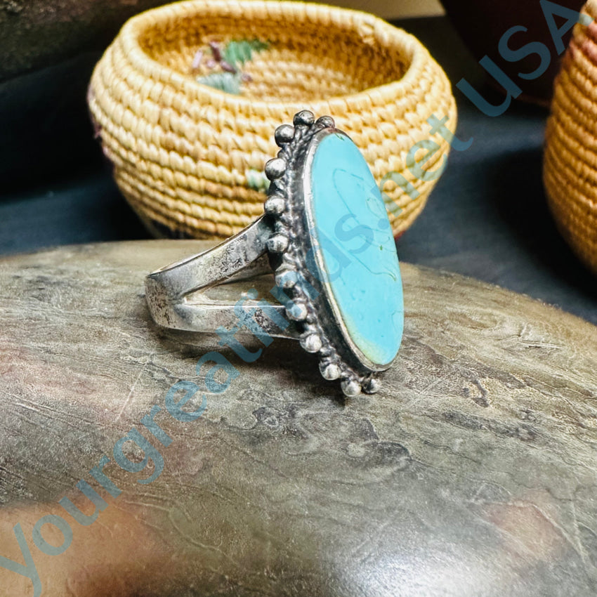 Fashion Turquoise Ring Size 6