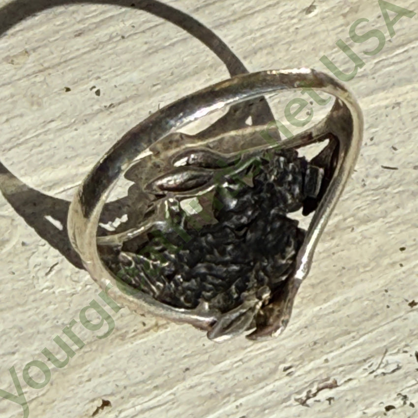 Sterling SIlver Flower Bouquet Ring Size 14 ring