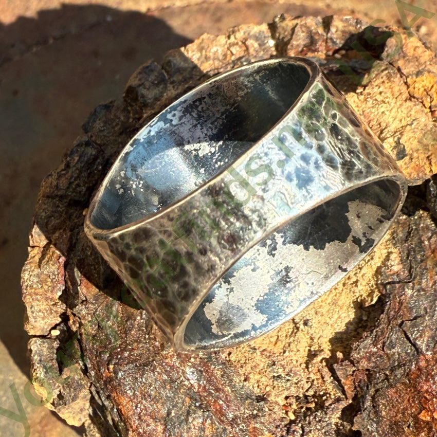 Sterling Silver & Gold Bee Signet Ring Size 11 ring