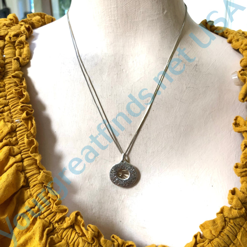 Sterling Silver & Gold Sun Shine Necklace Necklace