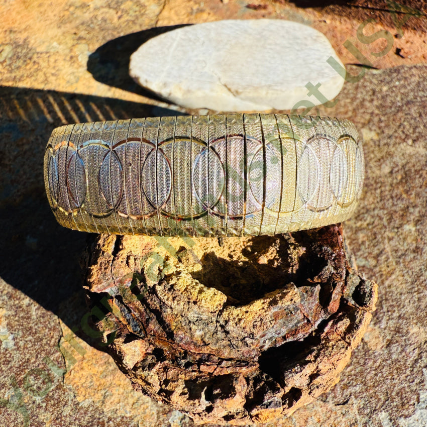 Sterling Silver & Gold Vermeil Flex Bracelet Milor Italy bracelet