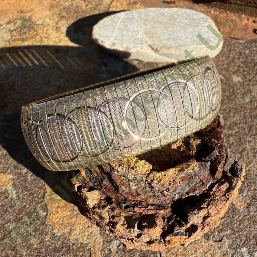 Sterling Silver & Gold Vermeil Flex Bracelet Milor Italy bracelet