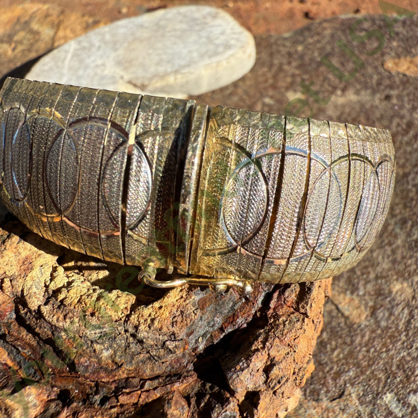 Sterling Silver & Gold Vermeil Flex Bracelet Milor Italy bracelet
