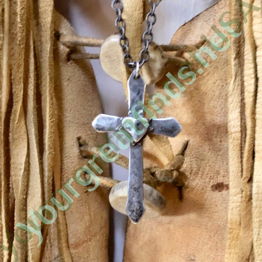 Sterling Silver Holy Cross Necklace W. M. Specht Yourgreatfinds