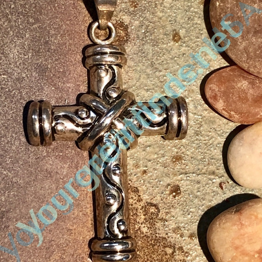 Sterling Silver Holy Cross Pendant Yourgreatfinds