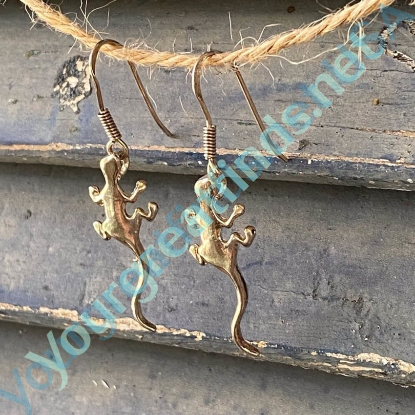 Sterling Silver Lizard Pierced Earrings Yourgreatfinds