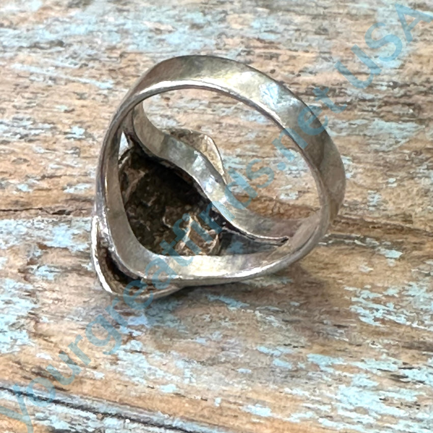 Sterling Silver Mask Ring 7.75