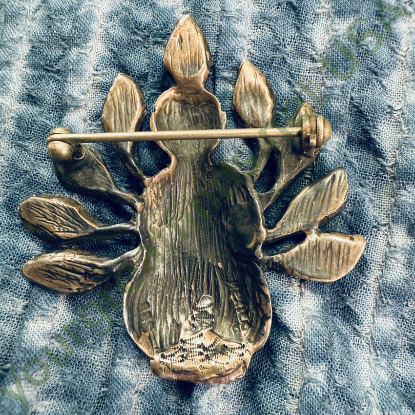 Sterling Silver Mexican Big Bottom Woman Pin pin