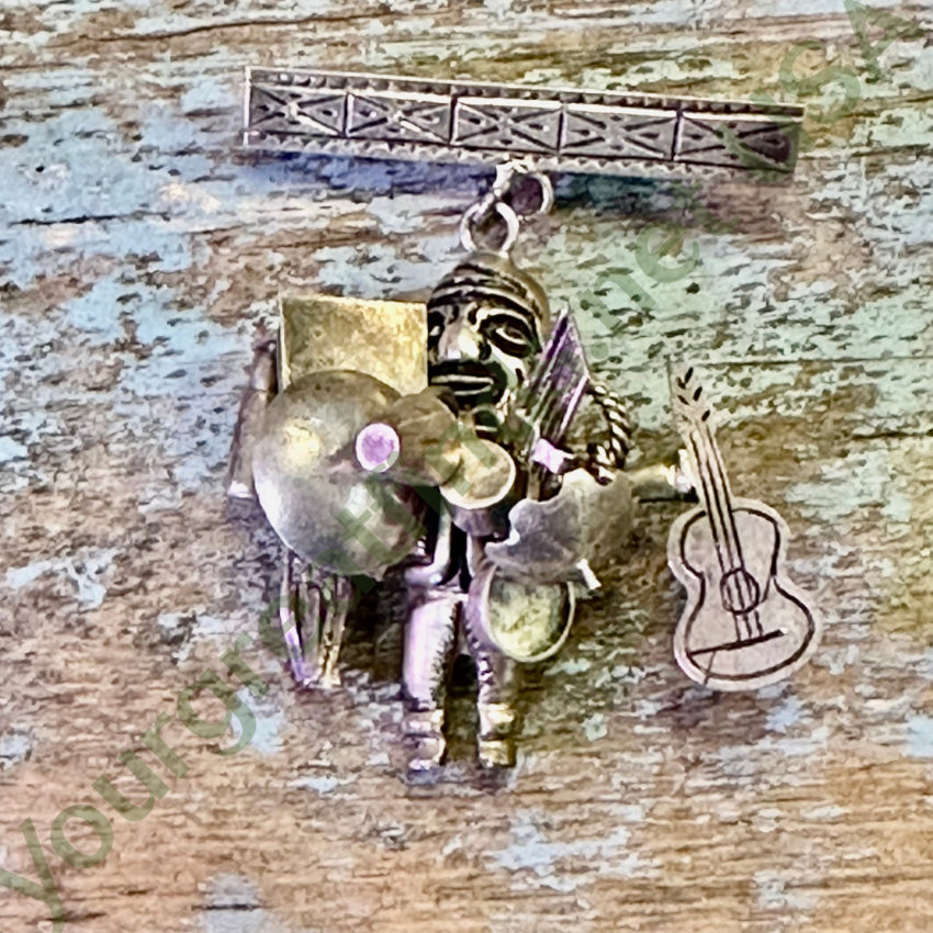 Sterling Silver Mexican Junk Dealer Pin Charms