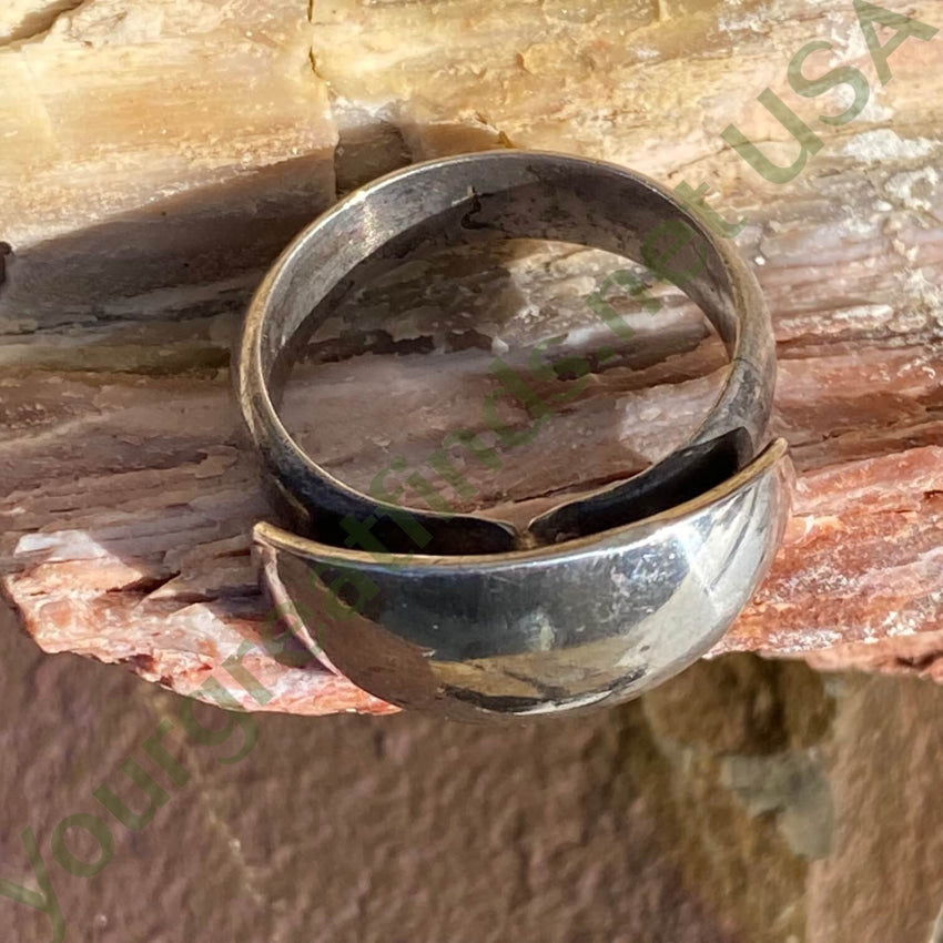 Sterling Silver Modernist Band Ring 10.5