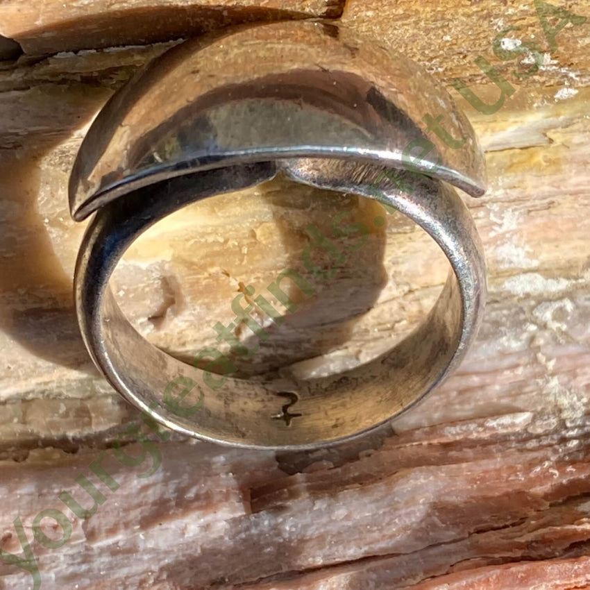 Sterling Silver Modernist Band Ring 10.5